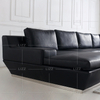 Contemporary Leisure Oversized Leather Sofa