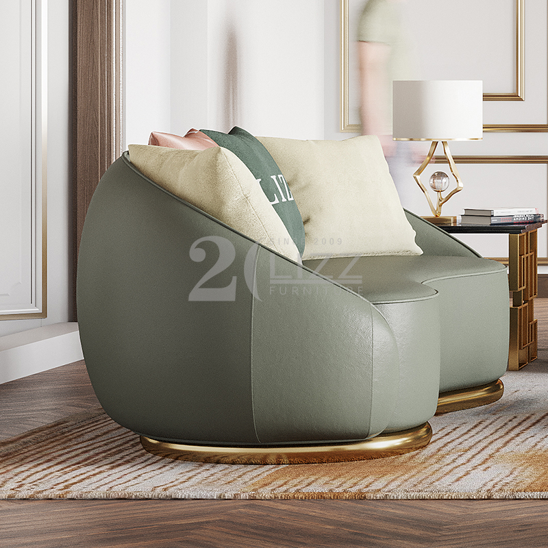 Comfy Unique Gold Living Room Sofa