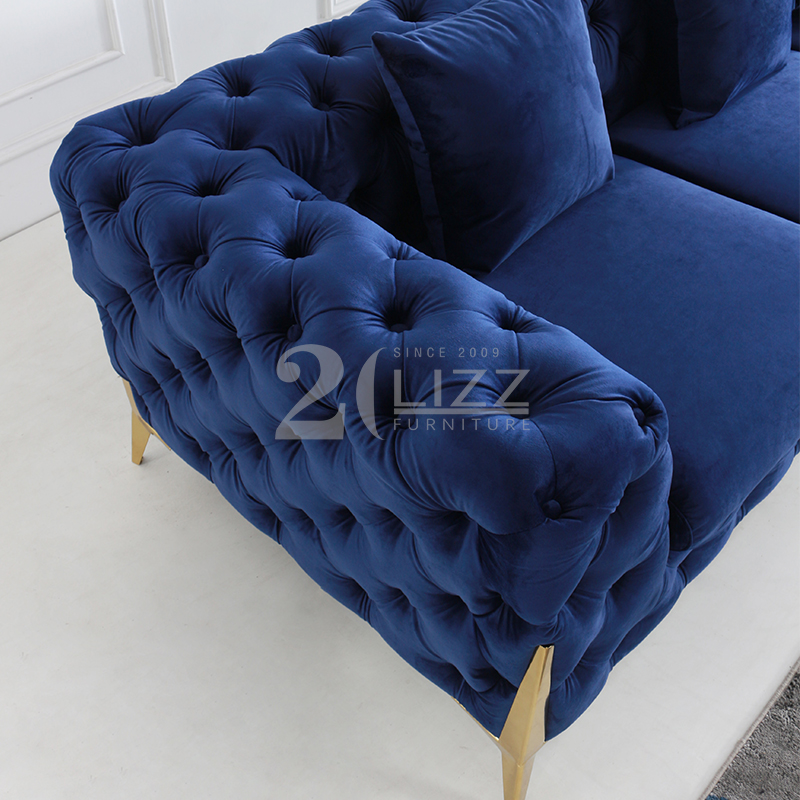 Elegant High End Flex Steel Fabric Sofa