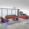 Couch Leather Led Sectional Sofa for Tight Spaces