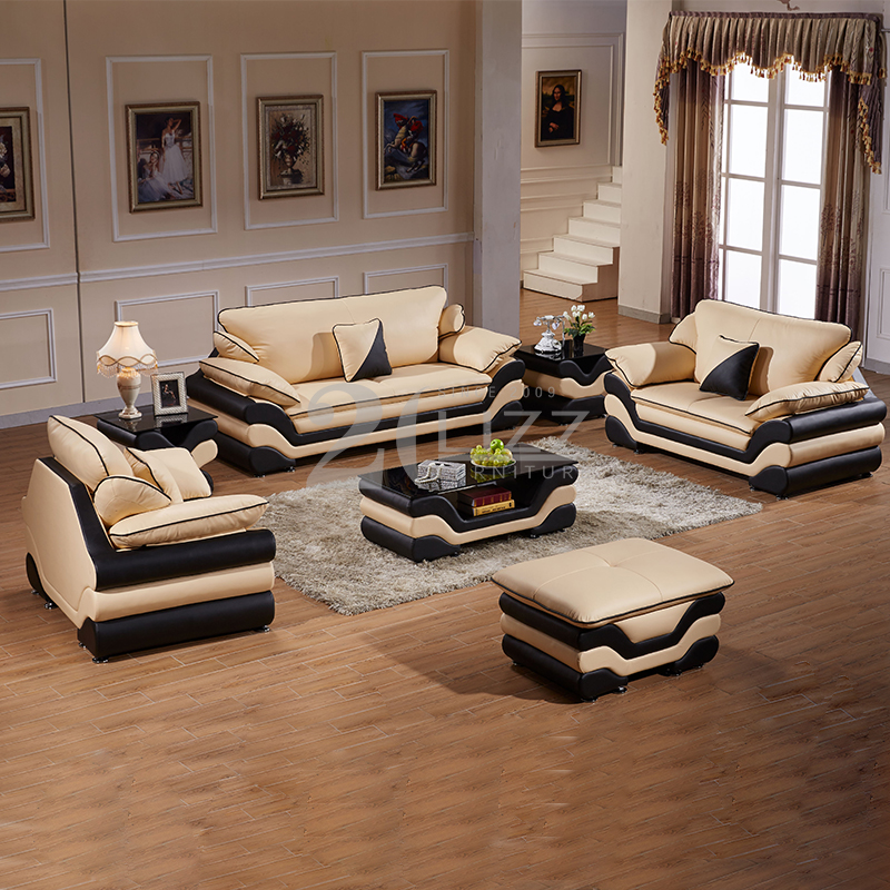 Home Furniture Leisure Black And White Living Room Sofa
