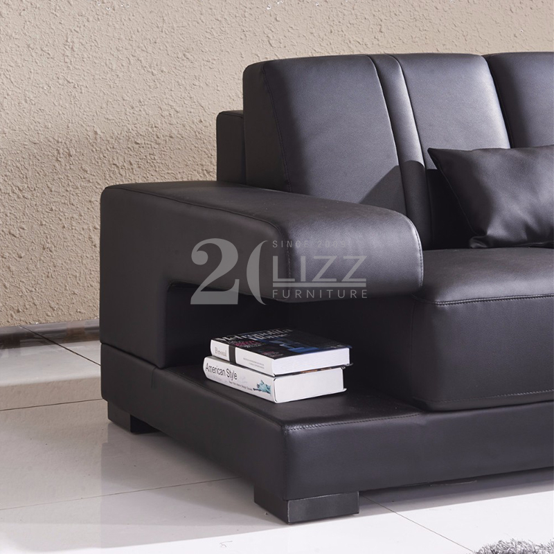Modern Leather Home Furniture Sofa with Storage