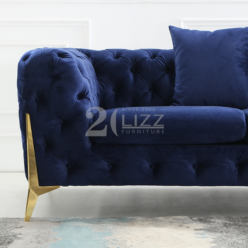 Furniture Modern Chesterfield Fabric Sofa