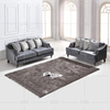 Single Leisure Velvet Fabric Sofa