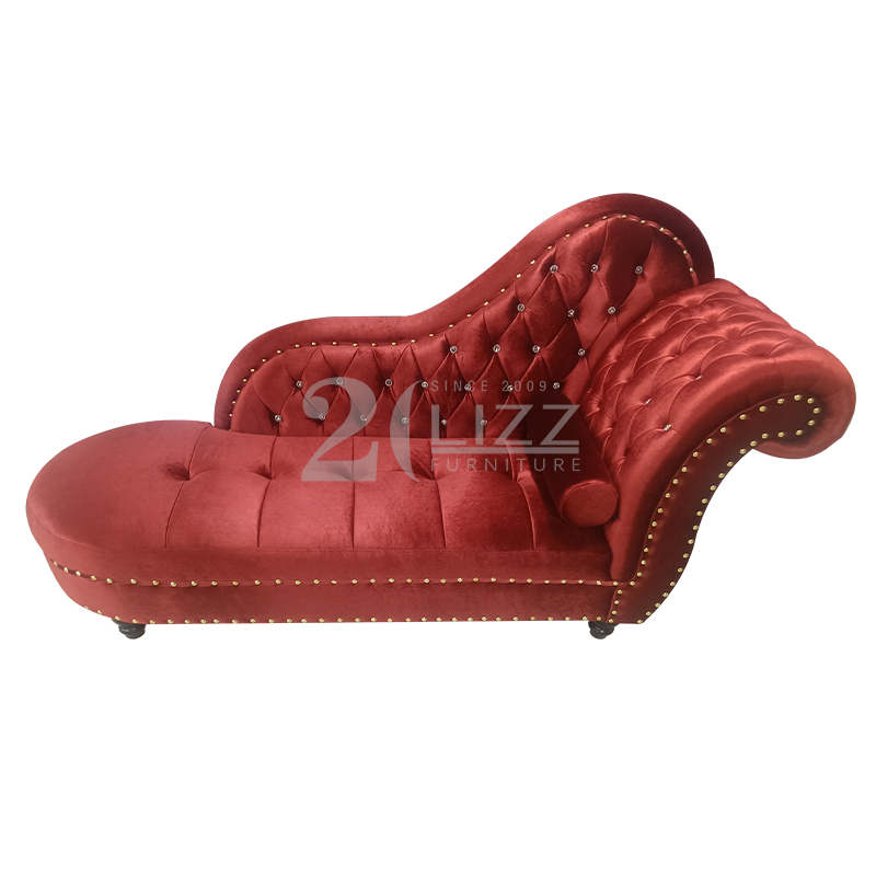 American Chesterfield Chaise Living Room Sofa