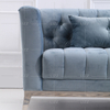 Contemporary Luxury Synthetic 2 Seater Fabric Sofa