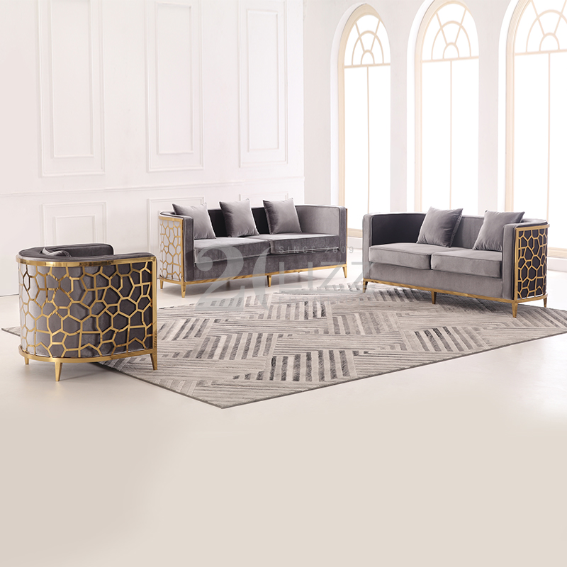 High Quality U Shaped Fabric Sofa for Living Room