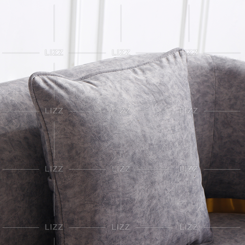 Classy Small Grey Dark Living Room Sofa