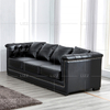 Comfy Huge Black Living Room Sofa